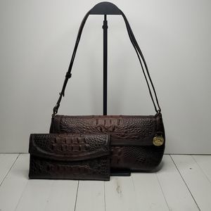 Brahmin Cocoa Leather Purse and Wallet